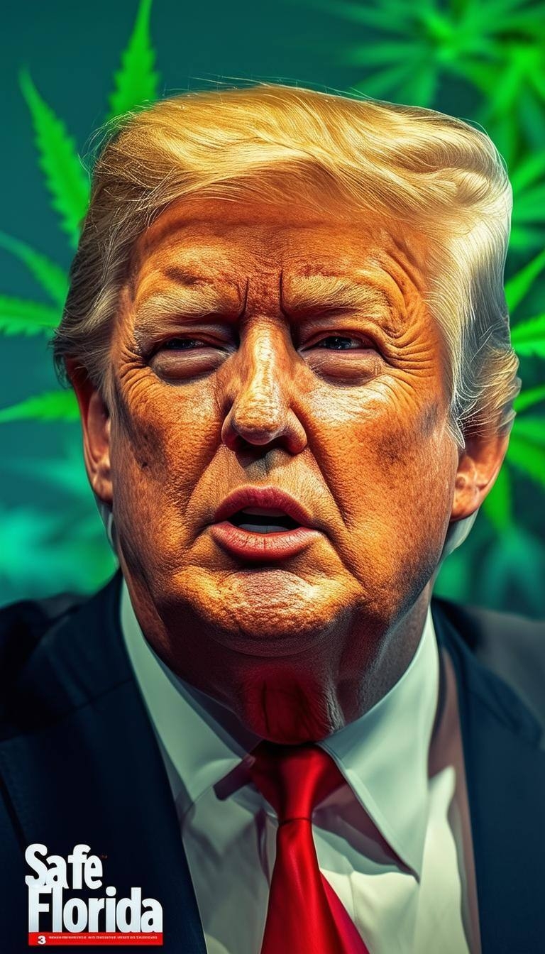 Donald Trump Appears In Florida Cannabis Legalization Campaign Ad